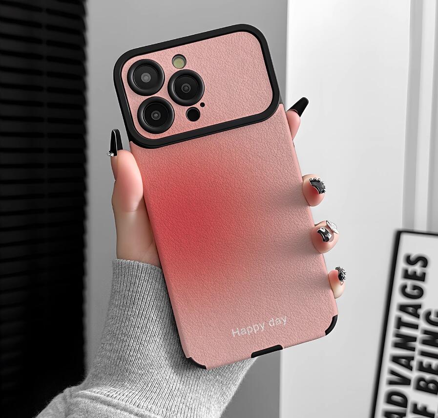 gradient-pink-painting-iphone-17-pro-max-case-silicone-leather_5