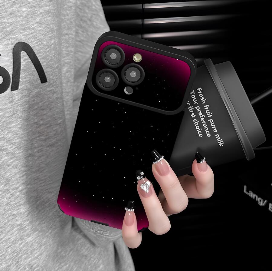 gradient-stars-painting-iphone-17-pro-max-case-silic