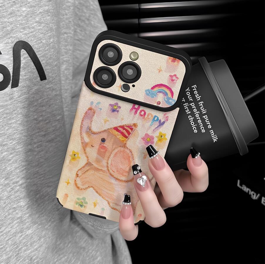 happy-elephant-rainbow-painting-iphone-17-pro-max-case-lgbt_2
