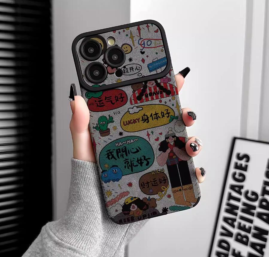 happy-girl-painting-iphone-17-pro-max-case-silicone-leather_5