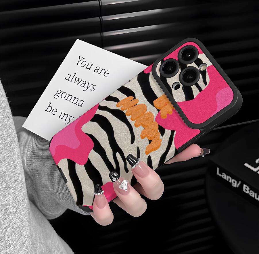 hot-pink-zebra-patchwork-pattern-iphone-17-pro-max-case-trendy_1