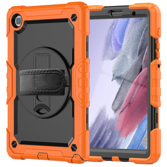 HUIXIANG Tough Strap Galaxy Tab A7 Lite Case Built-in Screen Protector