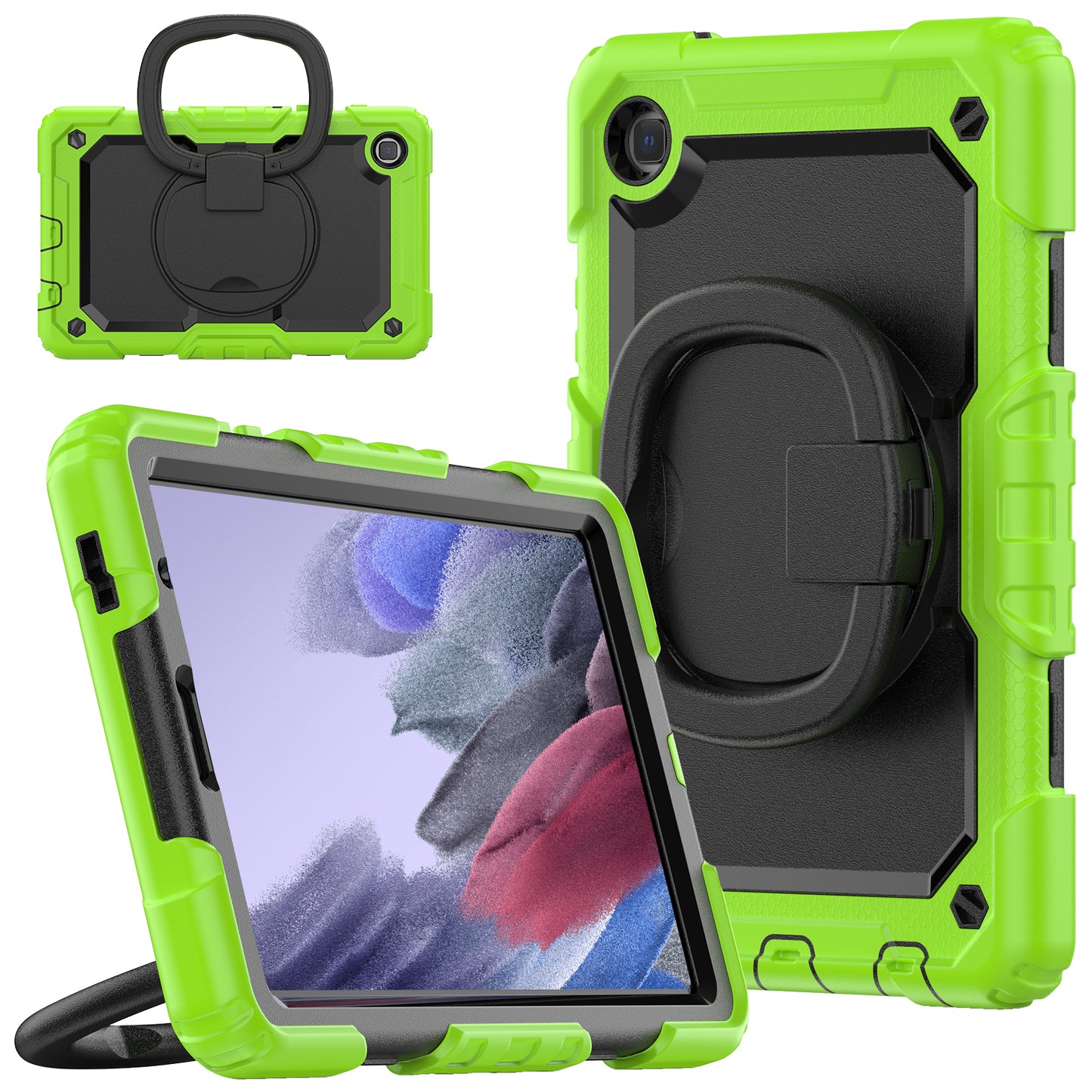 SHELLBOX Tough Handle Grip Hook Galaxy Tab A7 Lite Case