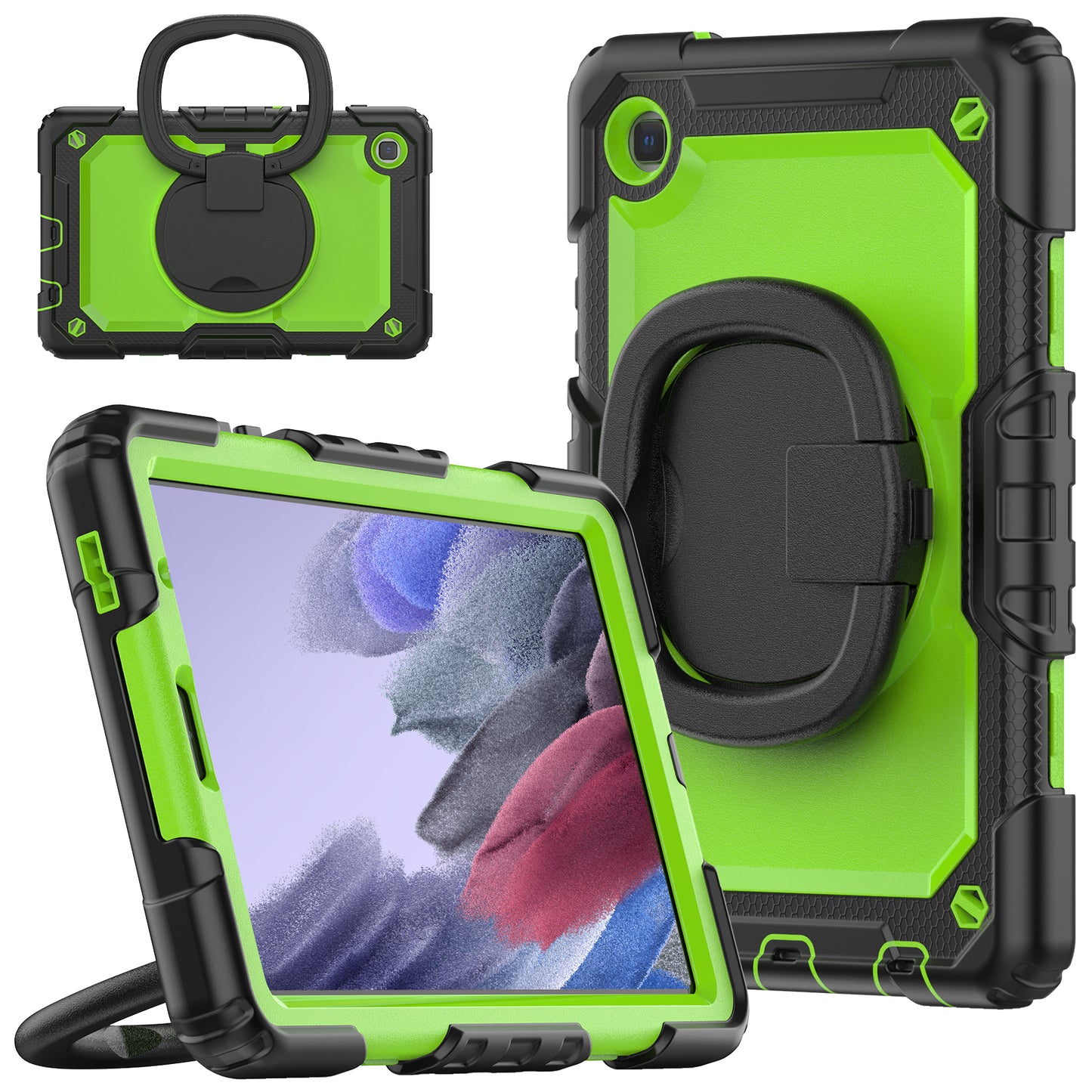 SHELLBOX Tough Handle Grip Hook Galaxy Tab A7 Lite Case