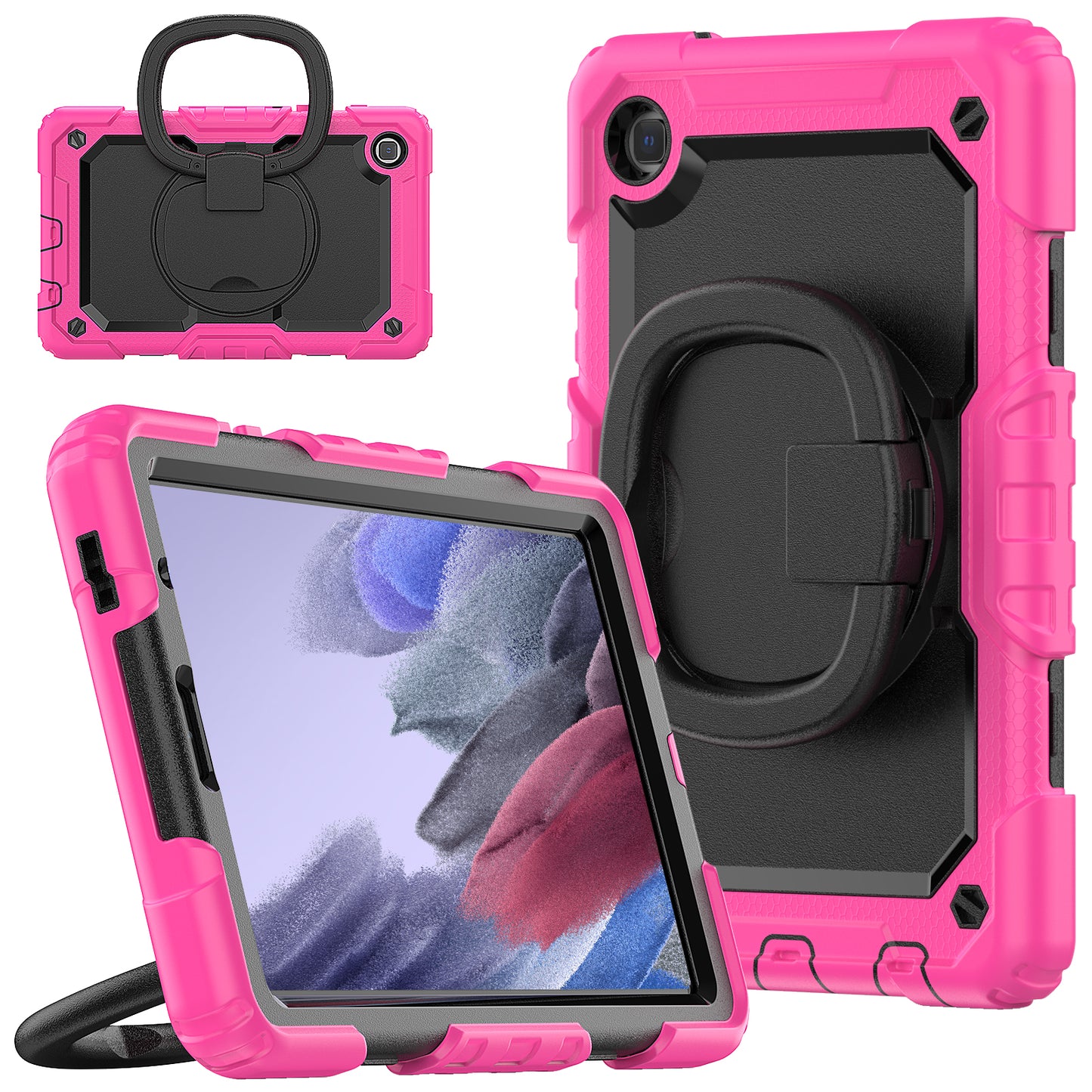 SHELLBOX Tough Handle Grip Hook Galaxy Tab A7 Lite Case