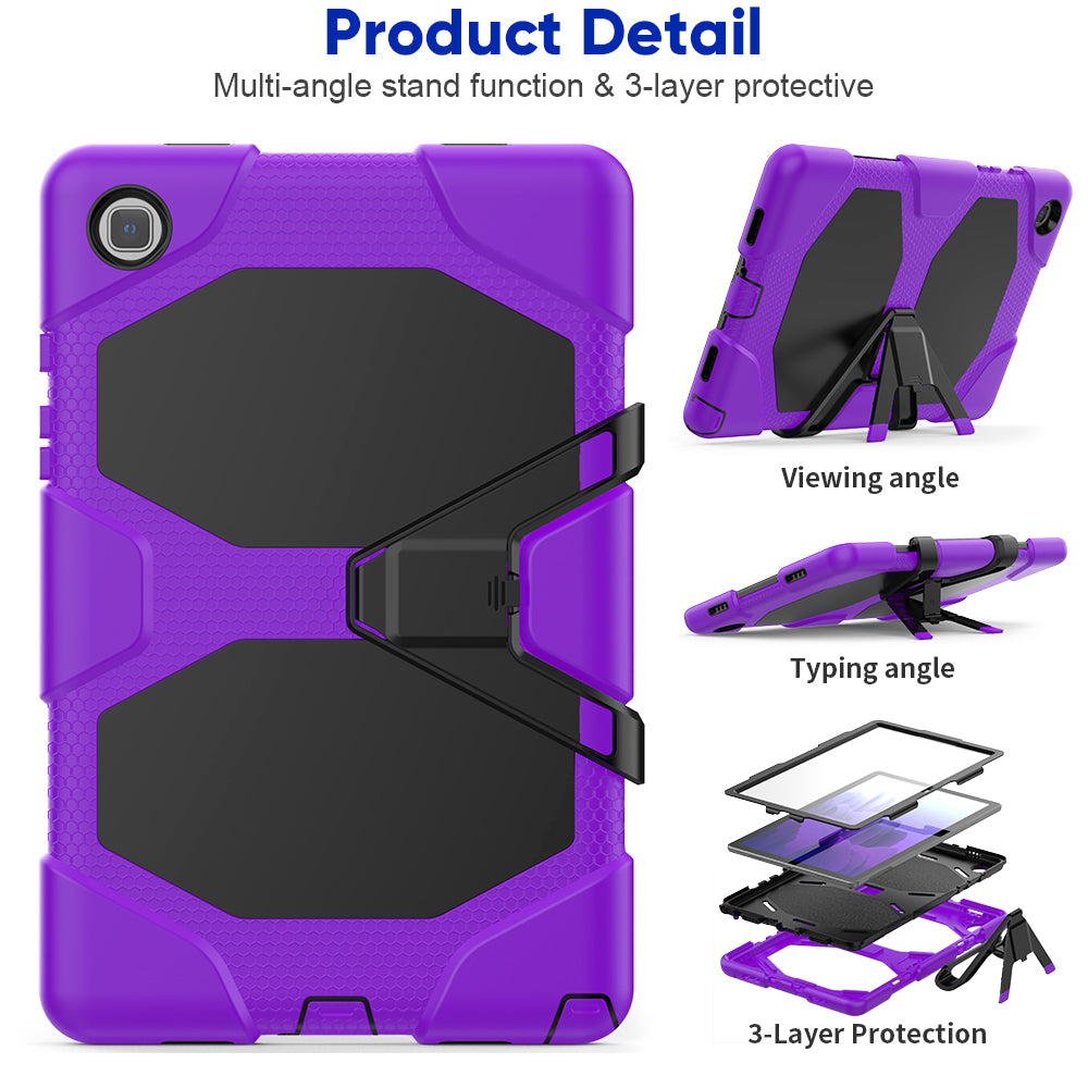 HUIXIANG Tough Box Galaxy Tab A7 Case Built-in Screen Protector