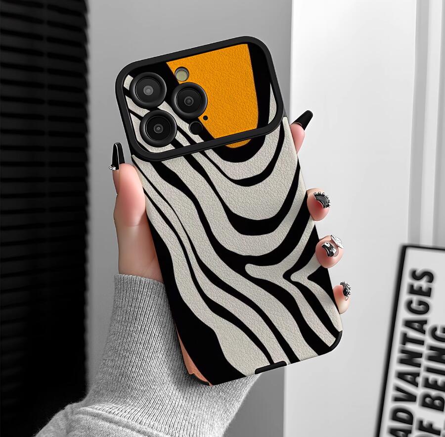 orange-zebra-patchwork-pattern-iphone-17-pro-max-case-trendy_5