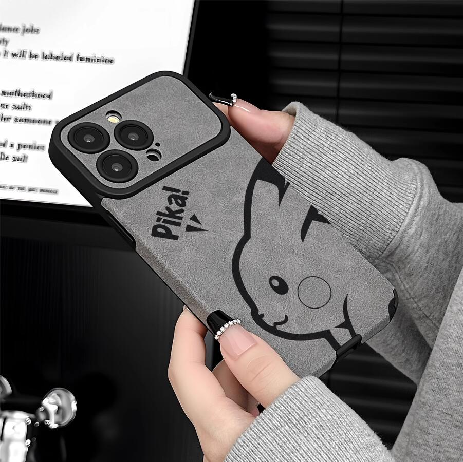 pikachu-pattern-iphone-17-pro-max-case-silicone-leather_2