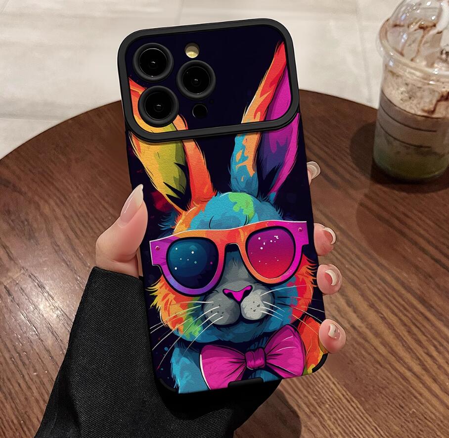 silicone-cool-bunny-rainbow-painting-iphone-17-pro-max-case-lgbt_5