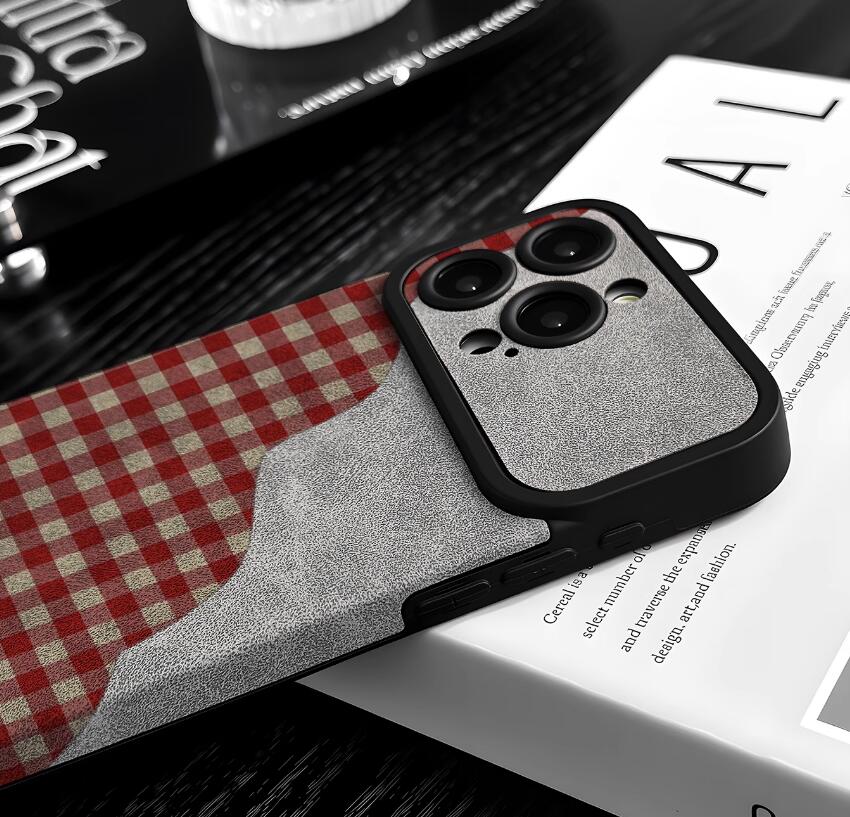 tattersall-plaid-painting-iphone-17-pro-max-case-silicone_8