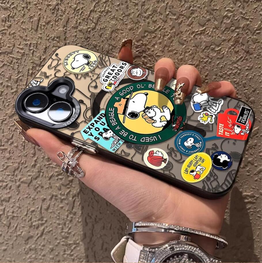 travelling-snoopy-painting-pc-silicone-iphone-16-case-cartoon_1
