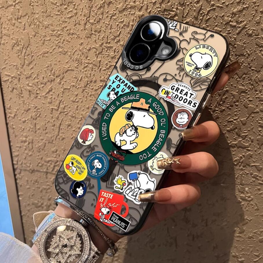 travelling-snoopy-painting-pc-silicone-iphone-16-case-cartoon_2